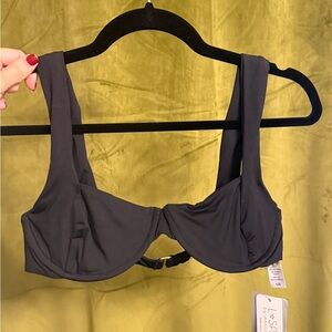 L*Space Black Bikini Top